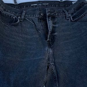 Straight black jeans